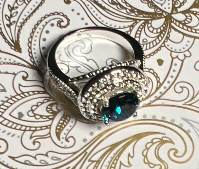 New Charter Club Ring Cubic Zirconia Size Color Silver