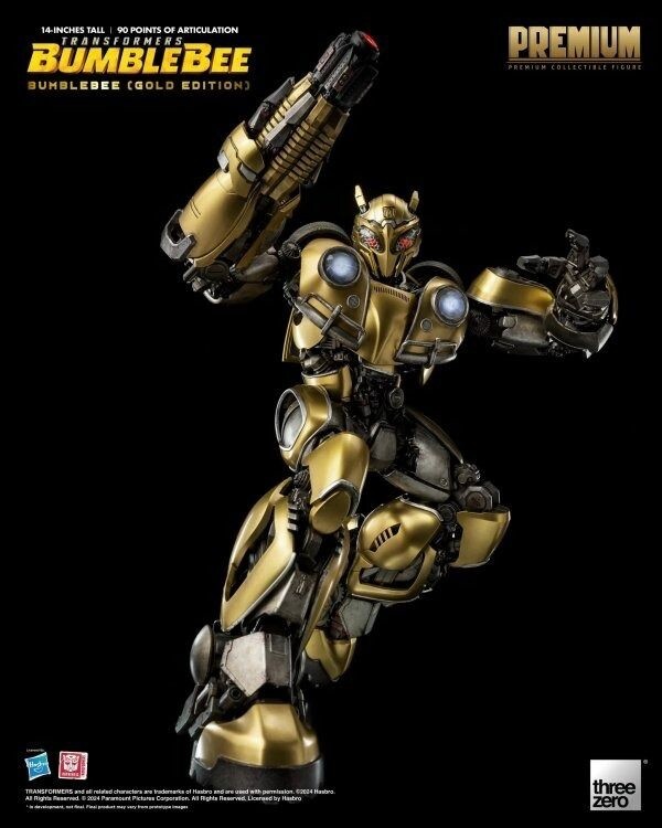 Threezero Transformers: Bumblebee PREMIUM Bumblebee (Gold Edition