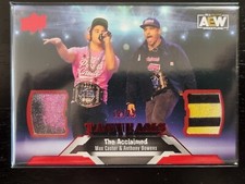 2023 AEW The Acclaimed Max Caster Anthony Bowens RED MEMORABILIA /25 Card #90245