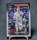 Blaze Alexander Rookie RC 2024 Topps Update Card #US197 Diamondbacks