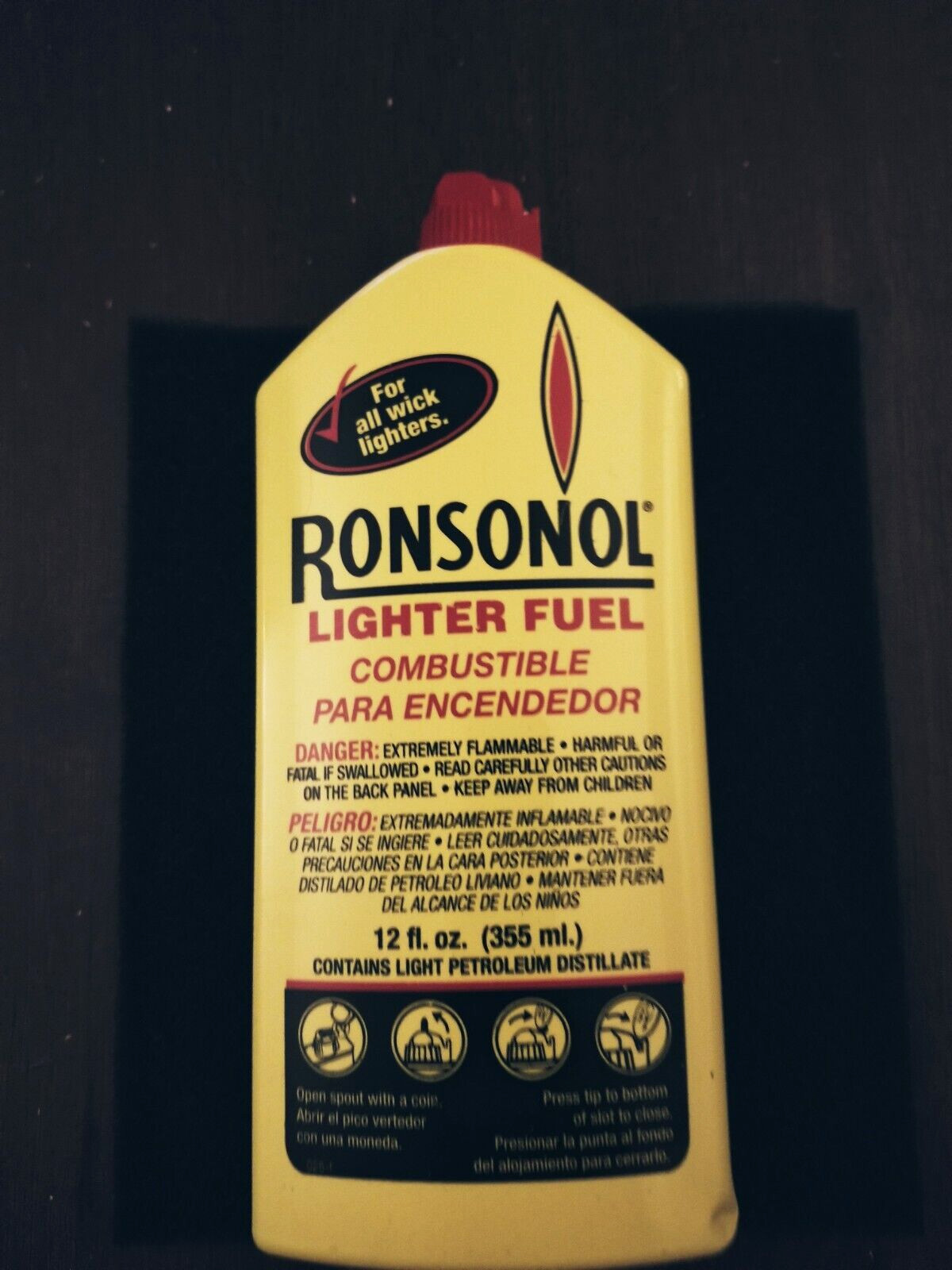 Ronson Ronsonol Lighter Fluid Fuel  Package 12 Oz fuel    Best Lighter Fuel NEW!
