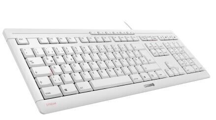 CHERRY STREAM Keyboard PC Tastatur USB abriebfest ergonomisch LED Tasten Büro - Bild 7 von 9