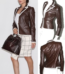 womens ralph lauren leather jacket