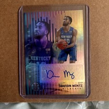 2022-23 Chronicles Draft Picks - Illusions Rookie Signs Davion Mintz (AU, RC)