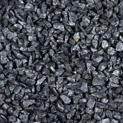Kieselsteine Garten Zierkies Basalt 25 kg Anthrazit Aquarium Kies Basaltsplitt