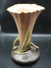 Roseville Wincraft Pine Cone Orange c.1948 Mid Century Modern Pottery Vase 2V2-8