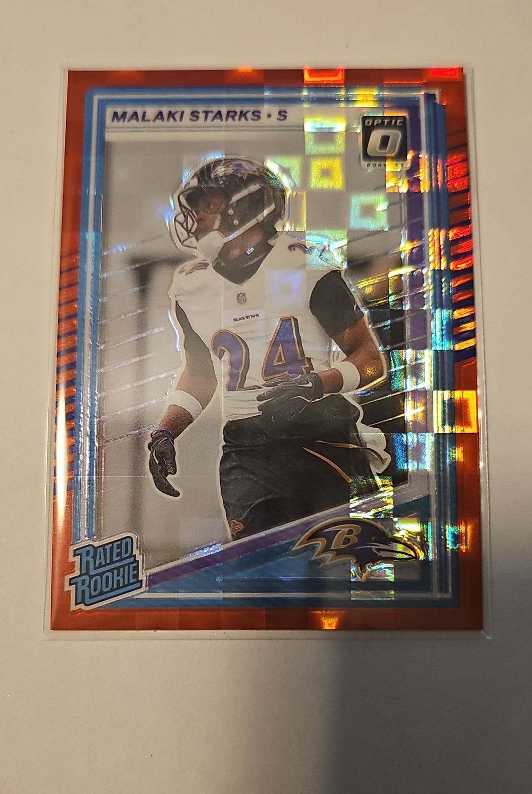 2025 Panini Donruss - Rated Rookie Malaki Starks #346 Optic Preview Red Pandora