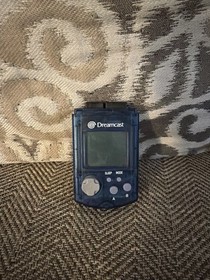 Sega Dreamcast Blue Controller Innovation + Blue VMU HKT-7000 Tested Working