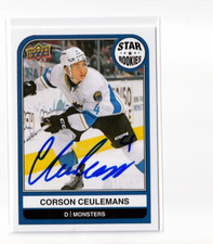 CORSON CEULEMANS autographed '23/24 CLEVELAND MONSTERS Upper Deck AHL card