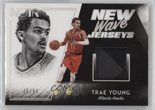 2018-19 Panini Noir New Wave Jerseys 45/99 Trae Young #NW-TYG 1cc7