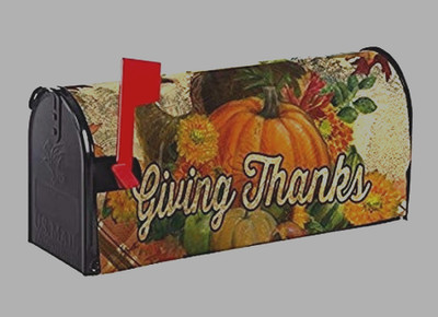 Farm Cornucopia Evergreen Mailbox Cover 56648
