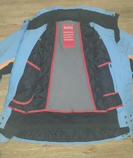 Vittorio Rossi Skijacke, Gr. 38, Schneefang, Kapuze im Kragen, wasserdicht 5000