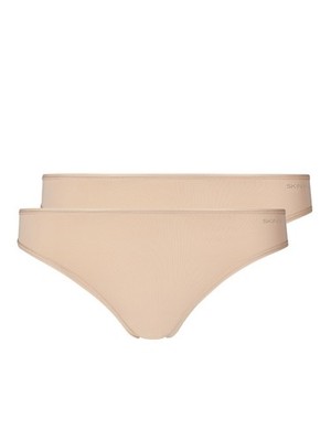 Skiny Damen String 2er Pack Micro Advantage Gr. 36-42 in White, Beige und Black