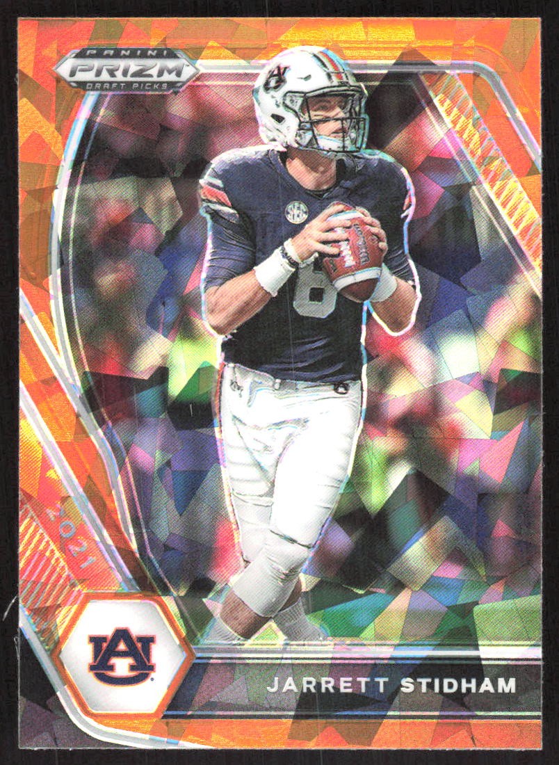 1452I 2021 Panini Prizm Draft Picks Collegiate #31 Jarrett Stidham Orange Ice