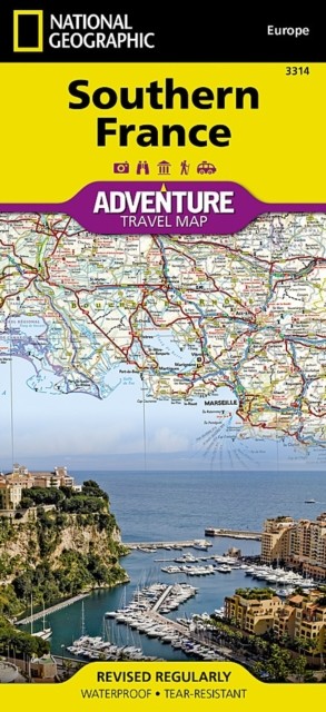 Southern France: Travel Maps International by National Geographic Maps SHEET MAP
