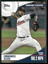 2022 Topps Emmanuel Clase Significant Statistics #SS-20 Cleveland Guardians
