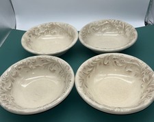 Set (4) Garacious Goods Collection Ceramic Salad/Soup/Serving Bowls, Mint