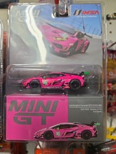 Mini GT 1:64 Lamborghini Huracán GT3 EVO2 #83 Iron Dames IMSA 2023 Daytona 24hrs