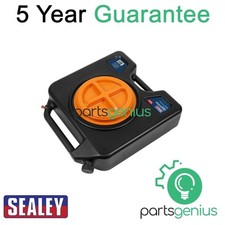 Sealey Oil/Fluid Drain & Recycling Container with Wheels 15L DRP44