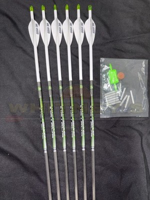Easton Archery Axis 5MM Custom Arrows - White - 340 - 6pk