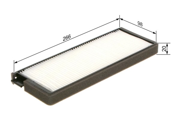 Bosch Innenraumfilter 1 987 435 123 Partikelfilter FüR Chevrolet U100 Rezzo-image