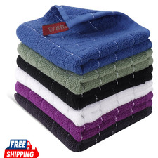 6 Pack 100 Cotton Washcloths, Soft Bath Wash Cloths Soft and absorbent 100