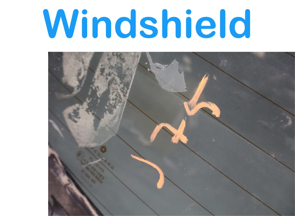 05-08 Chrysler Crossfire Convertible Parabrisas Trasero Cristal 43R001583 Fabricante Original Foto 3 de 4