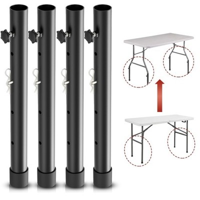 Folding table risers for Folding Tables Straight/Bent Leg, Dural Folding Tabl...