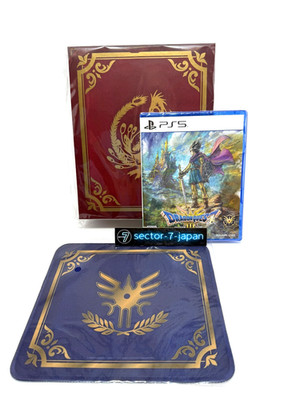 Dragon Quest III HD-2D Remake PS5 Spielset mit Book Case & Bonus Mauspad Japan