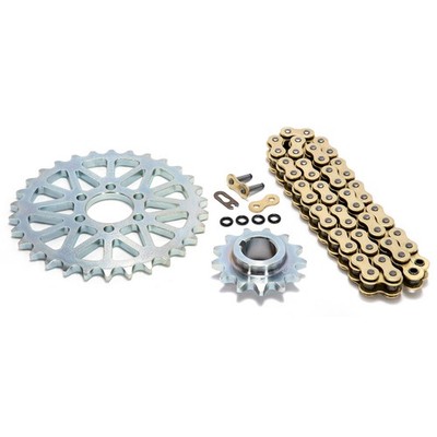 Sprocket Chain Kit 13 Tooth 30T F+R 420 for Sur-ron Light Bee X Segway X160 X260