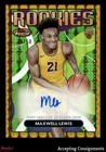 2023-24 Finest Gold Geometric Refractor Maxwell Lewis RC ROOKIE AUTO 29/50