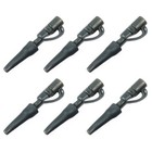 50 stücke Angeldraht Swivel Fixing Clips Heavy Duty Blei Clip Angeln Werkzeug
