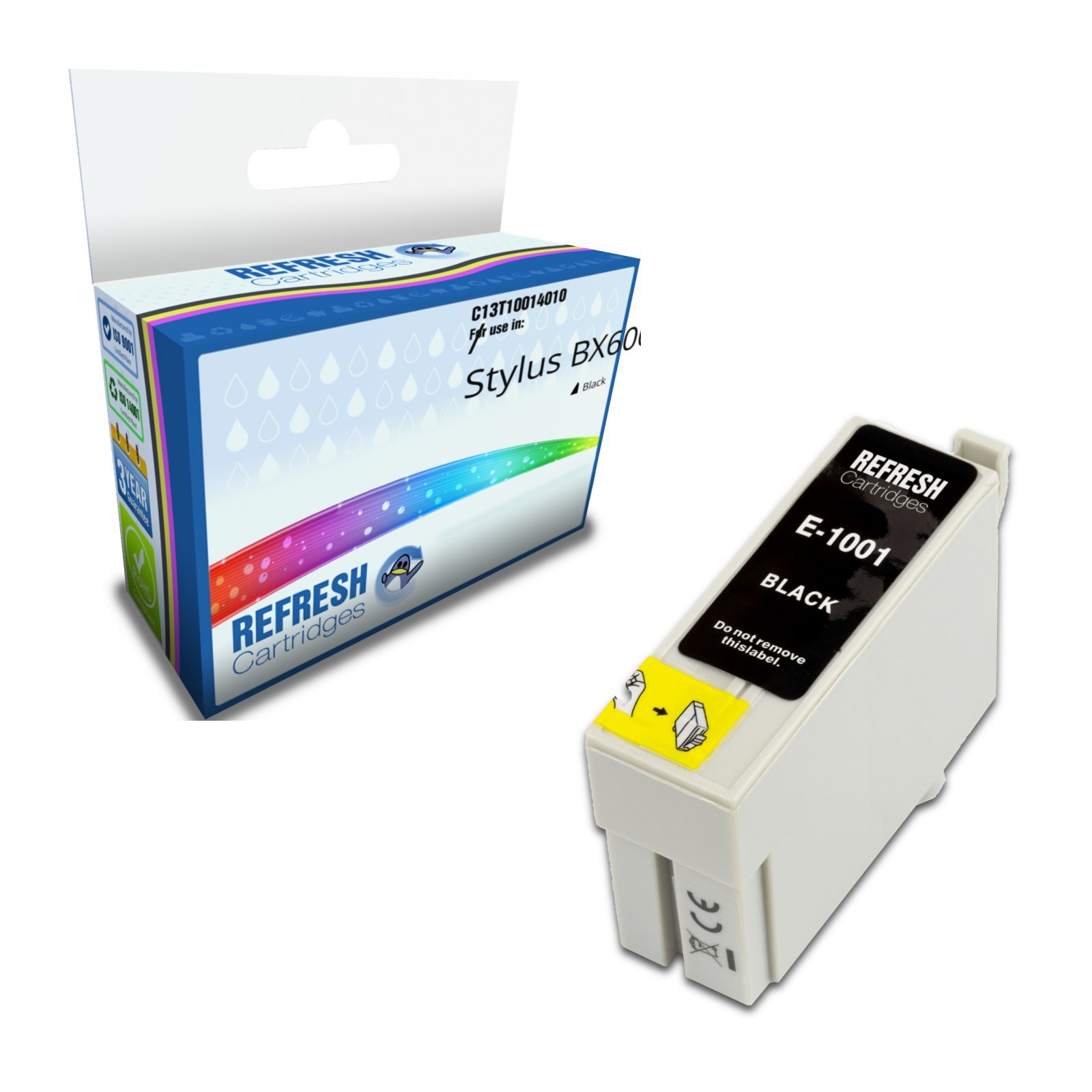 Refresh Cartridges Black T1001 Ink Compatible With Epson Printers