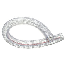 2" ID Wire Reinforced Hose 3.3 Ft, Vinyl Suction Tubing, Clear