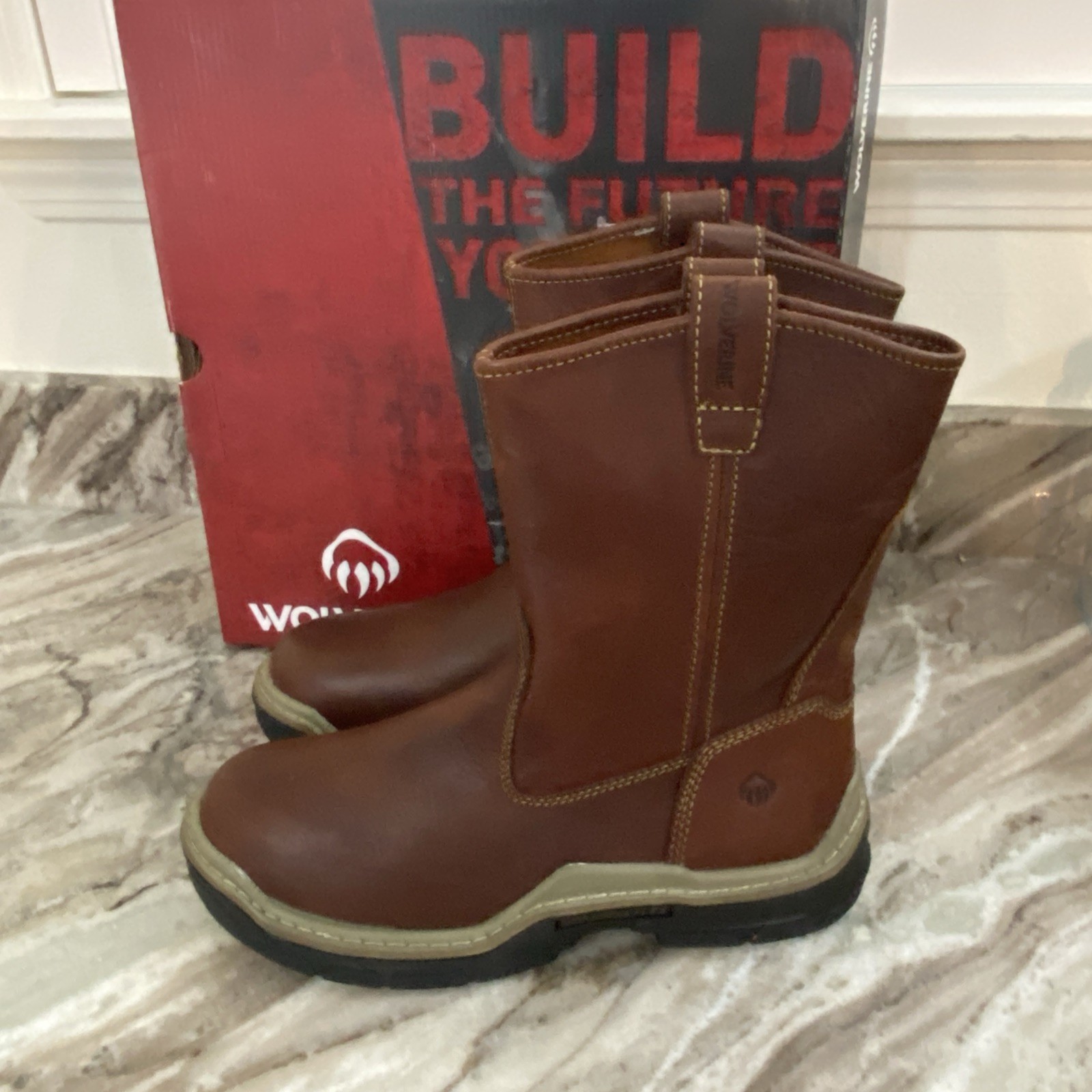 Wolverine Raider  w210063 Dura shock Carbonmax Wellington Boots Soft Toe Multi