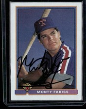 1991 Bowman - Monty Fariss #285 Signed Autographed Card