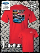 Ford GT 2-Sided T-Shirt Mustang GT 500 Carroll Shelby Cobra American Horsepower