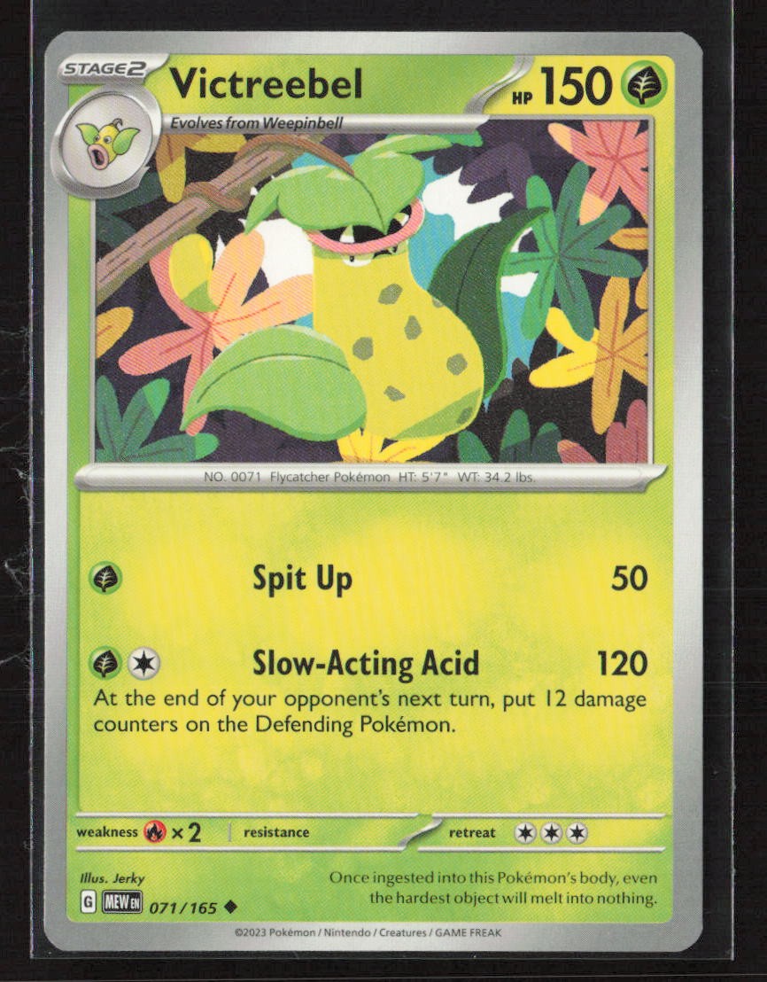 Victreebel #071/165 SV: Scarlet & Violet 151 Uncommon Pokemon TCG NM/M