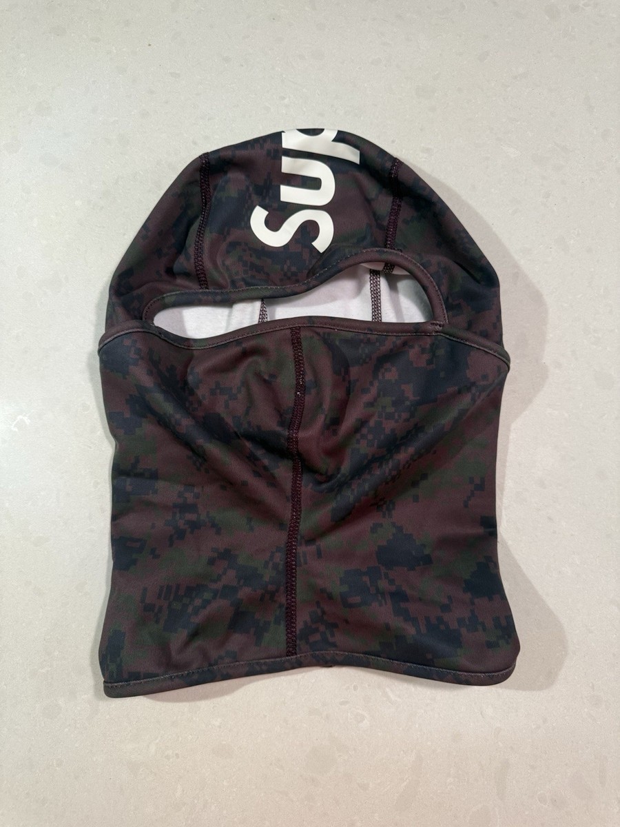 Supreme Heat Reactive Digi Camo Balaclava Black | eBay