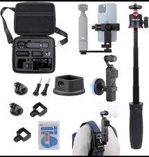 PellKing 7 In 1 Accessories Kit for Osmo w/ Case, TripodSelfie Stick, Mounts