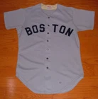 BOSTON RED SOX PITCHER LUIS APONTE 1980 GAME USED WORN ROOKIE JERSEY (VENEZUELA)
