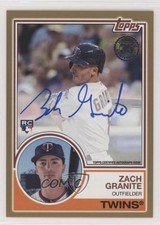 2018 Topps 1983 Topps Design Auto Gold 13/50 Zack Granite #83A-ZG Auto sh7