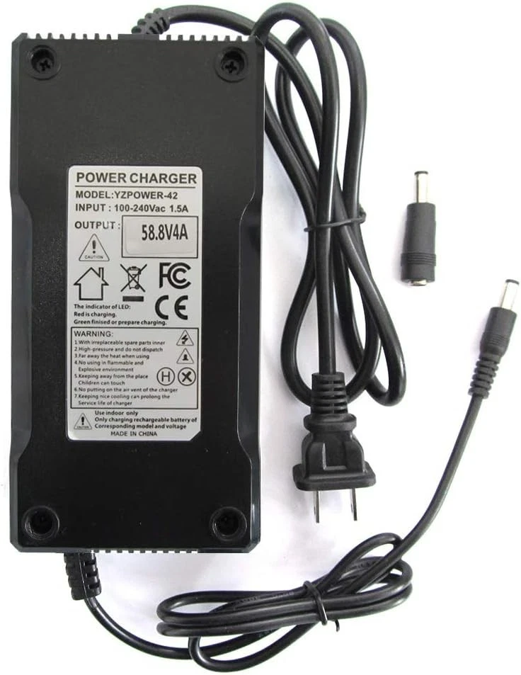 Cargador de batería rápido 58.8V 4A para batería de litio 48V (51.8V 52V) 14S con Foto 2 de 4