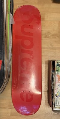 Supreme Tonal Red Skateboard Deck SS23