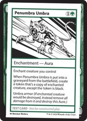 Penumbra Umbra (Mystery Booster 2 Playtest Cards)