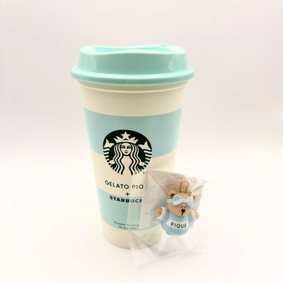 Starbucks Japan × gelato pique 2025 Reusable Cup & Bearista