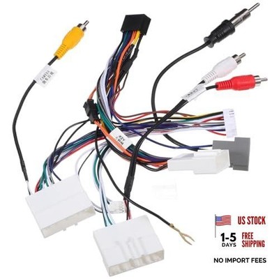 Car Radio Wiring Harness Adapter, Stereo Installation Kit for Navigation