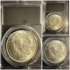 Single - 38mm Coin Slab Display Holder Storage for Morgan/Peace/Ike Dollar.