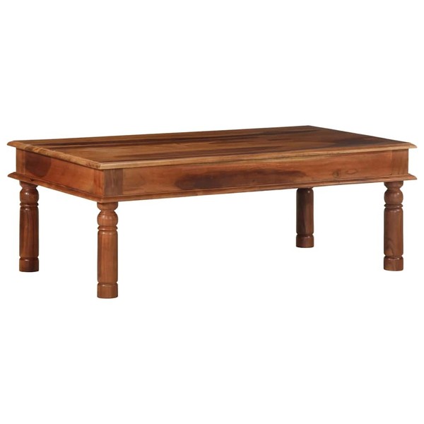 Couchtisch 110X60X40 Cm Massivholz Akazie Beistelltisch Wohnzimmertisch Vidaxl-image