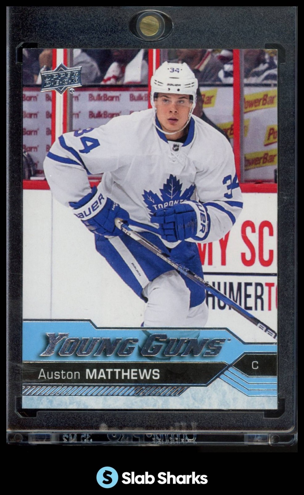 2016 UPPER DECK #201 AUSTON MATTHEWS YOUNG GUNS RC ROOKIE